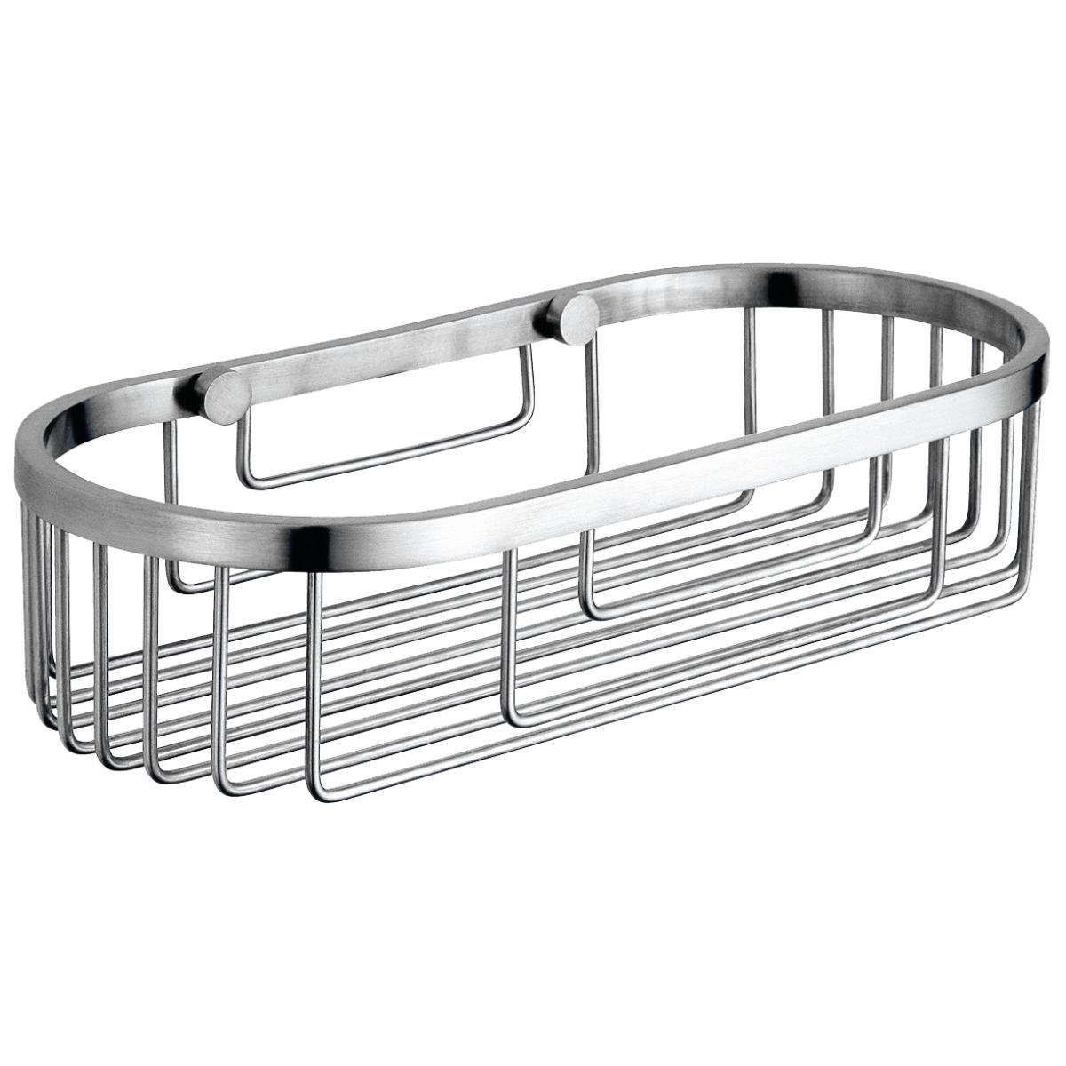 Nofer Полка-корзинка подвесная 25 см, цвет: нержавеющая сталь брашированная 09064.S