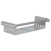 Nofer Roma Полка для ванны 35 см, подвесная, цвет: нержавеющая сталь брашированная 16823.S