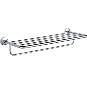 Nofer Monaco Полка для полотенец 60,4x23 см, подвесная, цвет: хром 16378.B