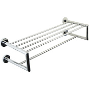 Nofer Niza Полка для полотенец 65,5x22 см, подвесная, цвет: хром 16854.B