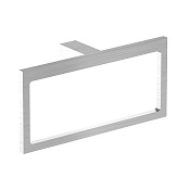 Nofer Corinto Полотенцедержатель 22 см, подвесной, цвет: нержавеющая сталь брашированная 16930.S