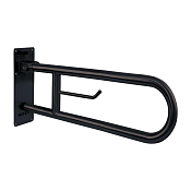 Nofer Поручень 60 см настенный для людей с ограниченными возможностями, цвет: черный матовый 15051.60.N