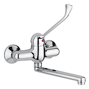 Nofer Смеситель для ванны накладной, длина излива 18 см, цвет: хром 07201.B