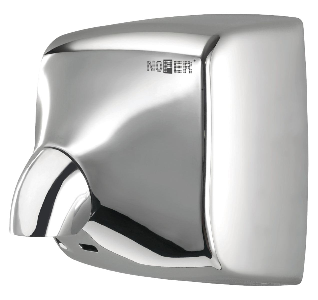 Nofer Wind flow Сушилка для рук сенсорная, подвесная, 28x21x28h см, цвет: хром 01151.B