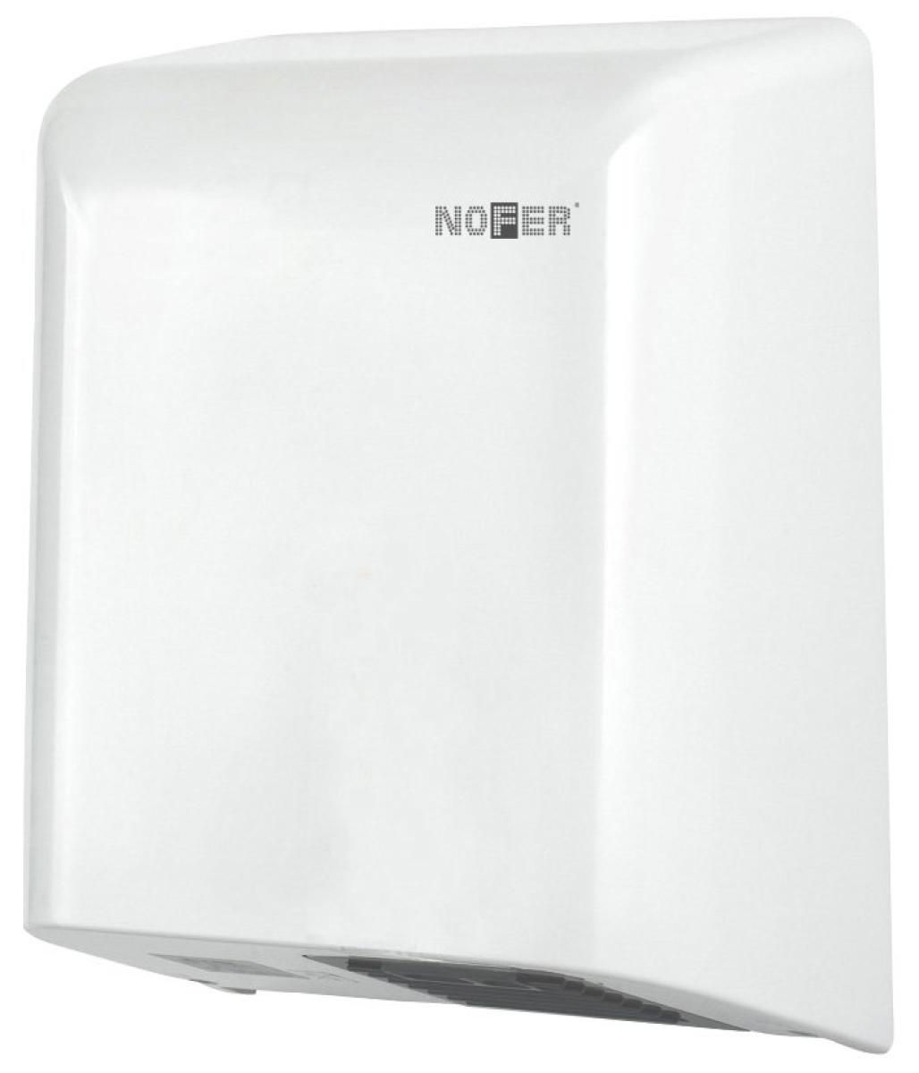 Nofer Big flow Сушилка для рук сенсорная, подвесная, 25,3x15,2x32,3h см, цвет: белый 01451.W