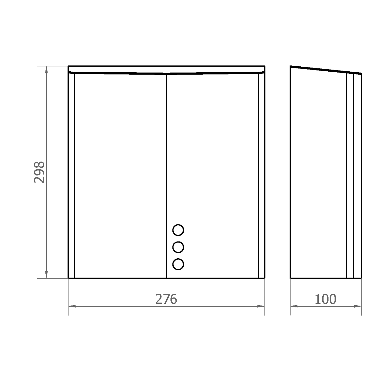 Nofer Thin evo Сушилка для рук сенсорная, подвесная, 27,6x10x29,8h см, цвет: хром 01610.B