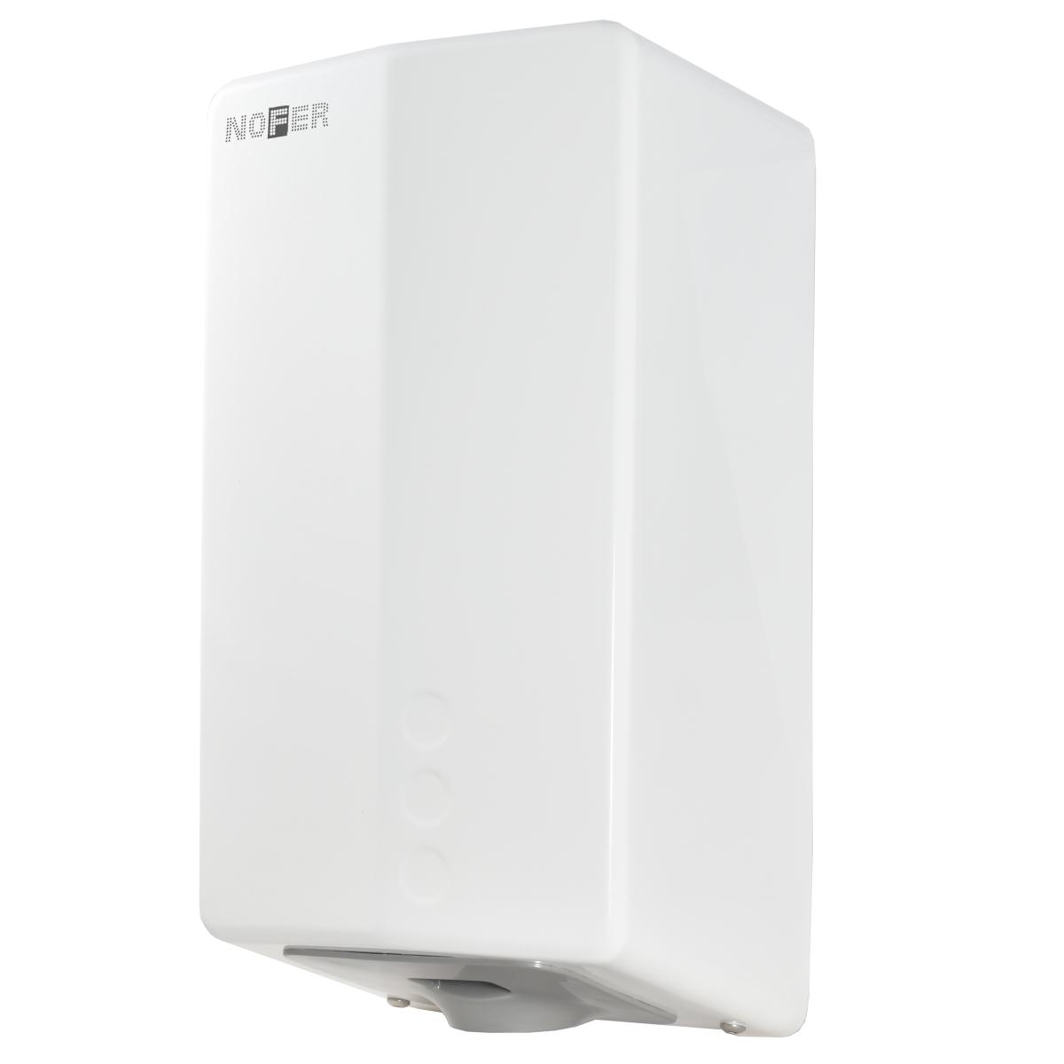 Nofer Fuga evo Сушилка для рук сенсорная, подвесная, 16,4x15,1x32,7h см, цвет: белый 01841.W