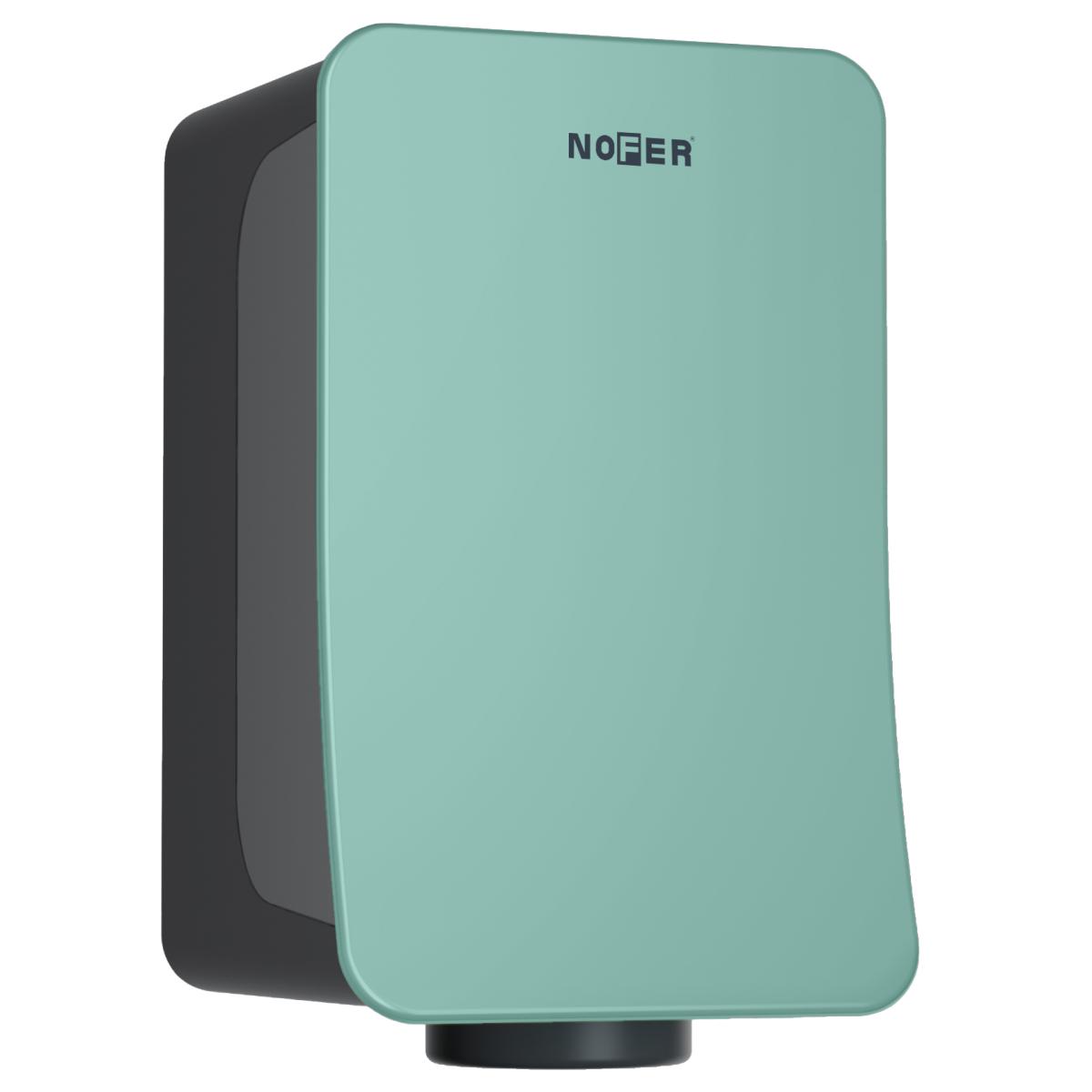 Nofer Fusion Сушилка для рук сенсорная, подвесная, 16,4x17,7x27,7h см, цвет: голубой 01871.TQ