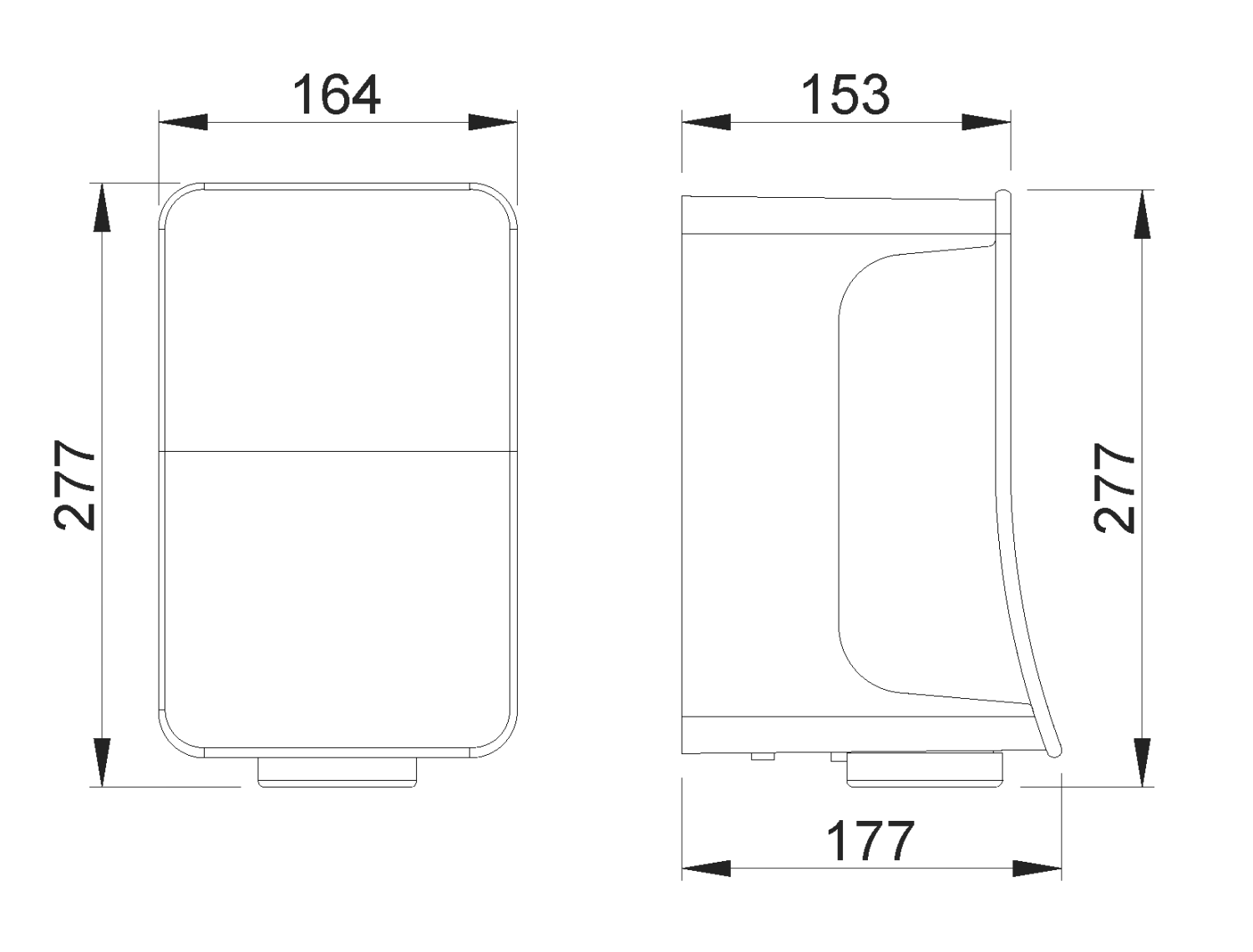 Nofer Fusion Сушилка для рук сенсорная, подвесная, 16,4x17,7x27,7h см, цвет: нержавеющая сталь 01875.S