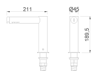Nofer Airtap Сушилка для рук сенсорная, настольная, 4,5x21,1x18,9h см, цвет: хром 01910.B