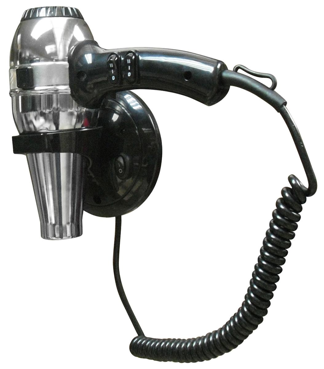 Nofer Hotel Line Фен с держателем, цвет: хром 02057.B