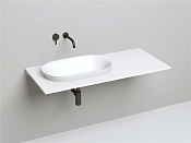 Salini Marea 01 S-Sense Раковина полувстраиваемая 64,5х38,7 см, без перелива, цвет: белый глянцевый 1802101G