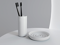 Salini Gocce Стакан настольный из S-Stone, цвет: белый матовый 1901201F