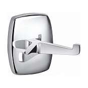 Wonzon & Woghand Porto Крючок для ванной, двойной, подвесной, цвет: хром глянцевый WW-1501