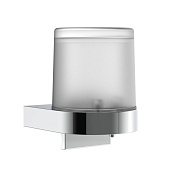 Wonzon & Woghand Дозатор для жидкого мыла, подвесной, стеклянная колба, цвет: хром глянцевый WW-5251-CR