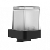 Wonzon & Woghand Дозатор для жидкого мыла, подвесной, стеклянная колба, цвет: черный матовый WW-5252-BL