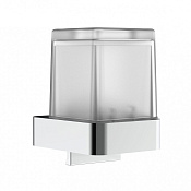 Wonzon & Woghand Lotte Дозатор для жидкого мыла, подвесной, стеклянная колба, цвет: хром глянцевый WW-5252-CR