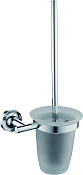 Wonzon & Woghand Simple Ершик для унитаза подвесной со стеклянной колбой, цвет: хром глянцевый WW-6529