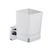 Wonzon & Woghand Still Стакан подвесной, стеклянный, цвет: хром глянцевый WW-6621