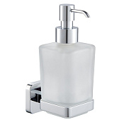 Wonzon & Woghand Still Дозатор для жидкого мыла, подвесной, стеклянная колба, цвет: хром глянцевый WW-6633