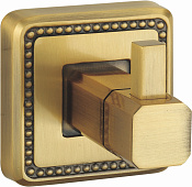 Wonzon & Woghand Roma Крючок для ванной, одинарный, подвесной, цвет: бронза брашированная WW-7215