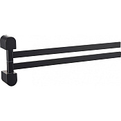 Wonzon & Woghand Carbon Полотенцедержатель 37 см, подвесной, цвет: черный матовый WW-7731