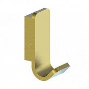 Wonzon & Woghand Lotte Крючок для ванной, одинарный, подвесной, цвет: брашированное золото WW-8315-BG