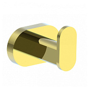 Wonzon & Woghand First Крючок для ванной, одинарный, подвесной, цвет: золото глянцевое WW-8415-LG