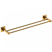 Wonzon & Woghand Polo Полотенцедержатель 64 см, подвесной, цвет: темное золото WW-8911-DG