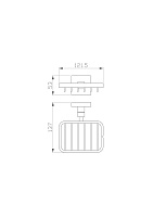 Wonzon & Woghand Polo Мыльница с латунной решеткой, подвесная, цвет: хром глянцевый WW-8924