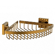 Wonzon & Woghand Polo Полка-корзинка подвесная, угловая 22,32 см, цвет: темное золото WW-8944-DG