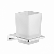 Wonzon & Woghand Eclipse Стакан подвесной, стеклянный, цвет: хром глянцевый WW-9121