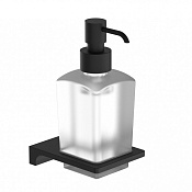 Wonzon & Woghand Eclipse Дозатор для жидкого мыла, подвесной, стеклянная колба, цвет: черный матовый WW-9133-BL