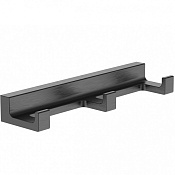 Wonzon & Woghand Eclipse Вешалка для ванной, 3 крючка, цвет: темный графит WW-9135-GM