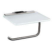 Wonzon & Woghand Graffity Держатель туалетной бумаги с полочкой, подвесной, цвет: темный графит WW-9326