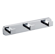 Wonzon & Woghand Вешалка для ванной, 3 крючка, цвет: хром глянцевый WW-9535