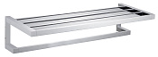 Wonzon & Woghand Полка для полотенец 57х22 см, подвесная, цвет: хром глянцевый WW-9581