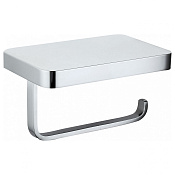 Wonzon & Woghand Flat Держатель туалетной бумаги с полочкой, подвесной, цвет: хром глянцевый WW-9736