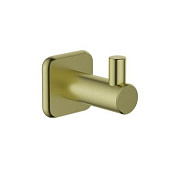 Wonzon & Woghand Крючок для ванной, одинарный, подвесной, цвет: брашированное золото WW-V1301-BG