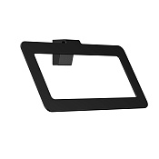 Wonzon & Woghand Eclipse Полотенцедержатель 22 см, подвесной, цвет: черный матовый WW-V2201-MB