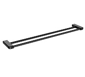 Wonzon & Woghand Полотенцедержатель 57 см, подвесной, цвет: черный матовый WW-V3102-MB