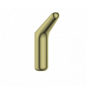 Wonzon & Woghand Крючок для ванной, одинарный, подвесной, цвет: брашированное золото WW-V4301-BG