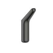 Wonzon & Woghand Крючок для ванной, одинарный, подвесной, цвет: темный графит WW-V4301-GM