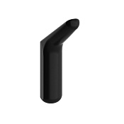 Wonzon & Woghand Крючок для ванной, одинарный, подвесной, цвет: черный матовый WW-V4301-MB