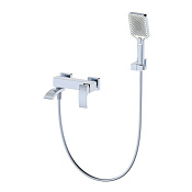 Wonzon & Woghand Fit Смеситель для ванны накладной с душем, цвет: хром глянцевый WW-88639009-CR