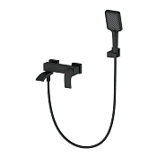 Wonzon & Woghand Fit Смеситель для ванны накладной с душем, цвет: черный матовый WW-88639009-MB