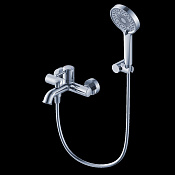Wonzon & Woghand Tor Смеситель для ванны накладной с душем, цвет: хром глянцевый WW-88037073-CR
