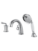 Wonzon & Woghand Steam Смеситель на борт ванны, с ручным душем, излив 18,1 см, цвет: хром глянцевый WW-88659008-CR