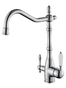 Wonzon & Woghand Смеситель для кухни с каналом для фильтрации воды, излив 23 см, цвет: хром глянец WW-88458006-CR