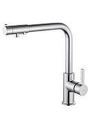 Wonzon & Woghand Смеситель для кухни с каналом для фильтрации воды, излив 24 см, цвет: хром глянец WW-88458008-CR